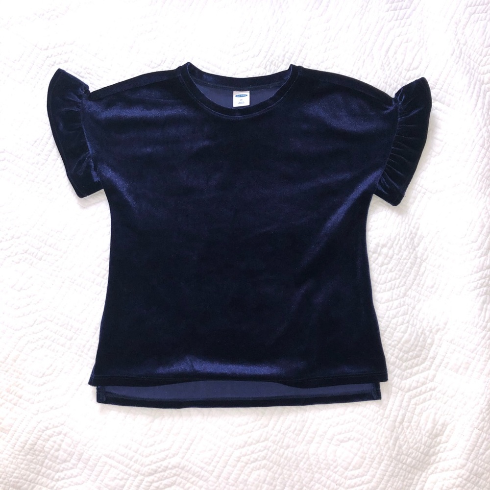 Old Navy velvet blouse